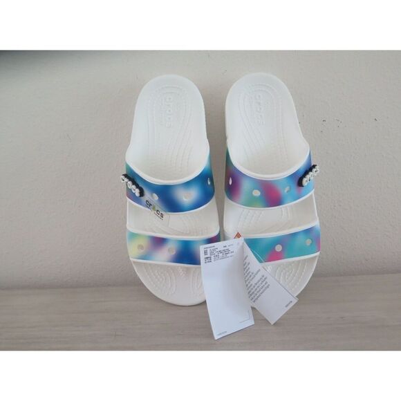 CROCS 207771-94S Men's Sz 4 Women's Sz 6 Multicolor Solarized Clog Sandals - Picture 5 of 5